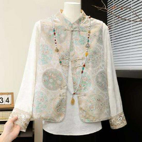 Elegant Spring Chinese Style Women s Tang Suit Jacket 2026 5XL