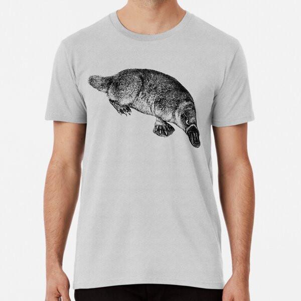 

Vintage Australian Platypus Premium T-Shirt S to 5XL Made in the AU/USA T-Shirt XL