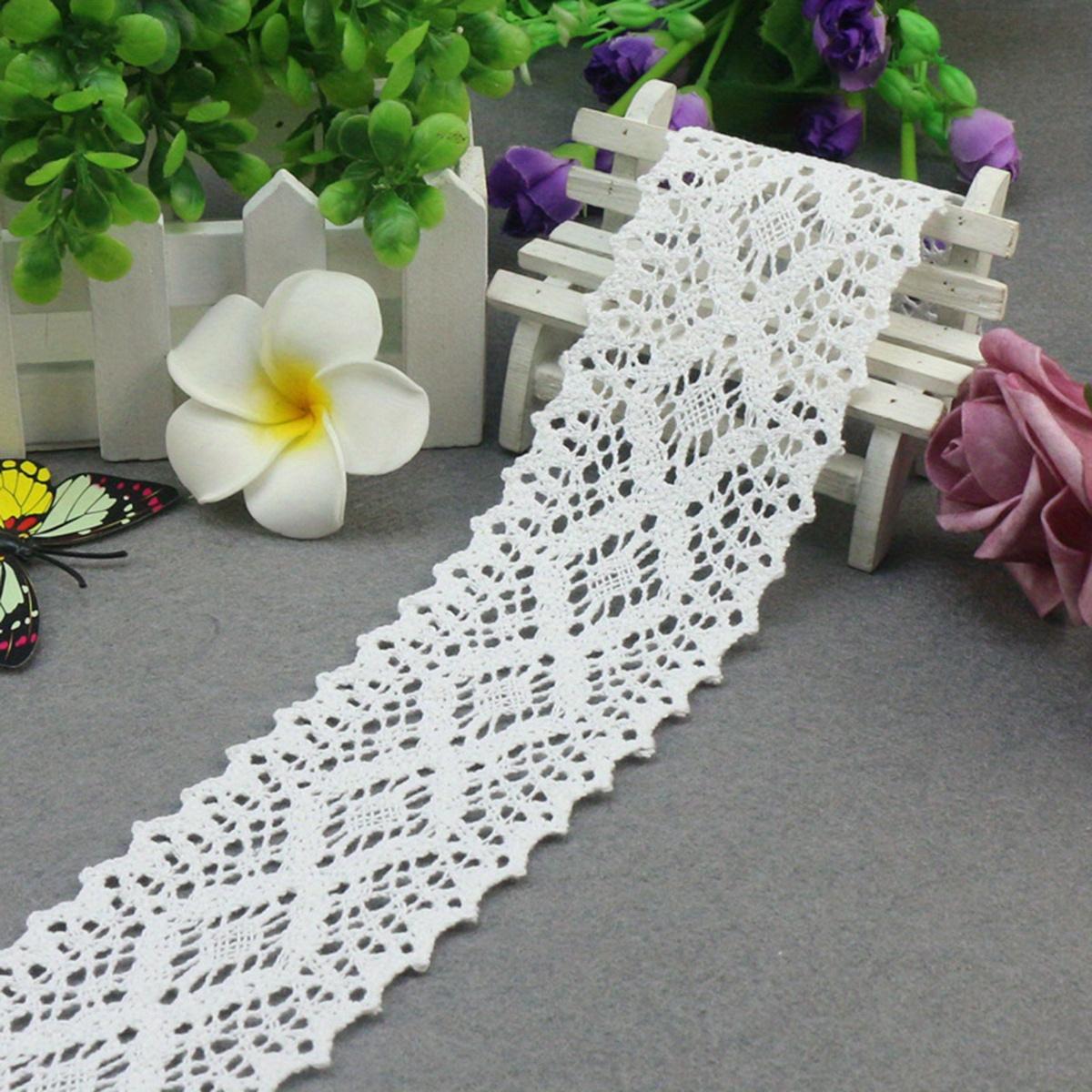 

3 ярда кружевной ленты, кружевное украшение, швейные поделки, свадебное украшение, аксессуары для одежды, принадлежности 3 Yards белый