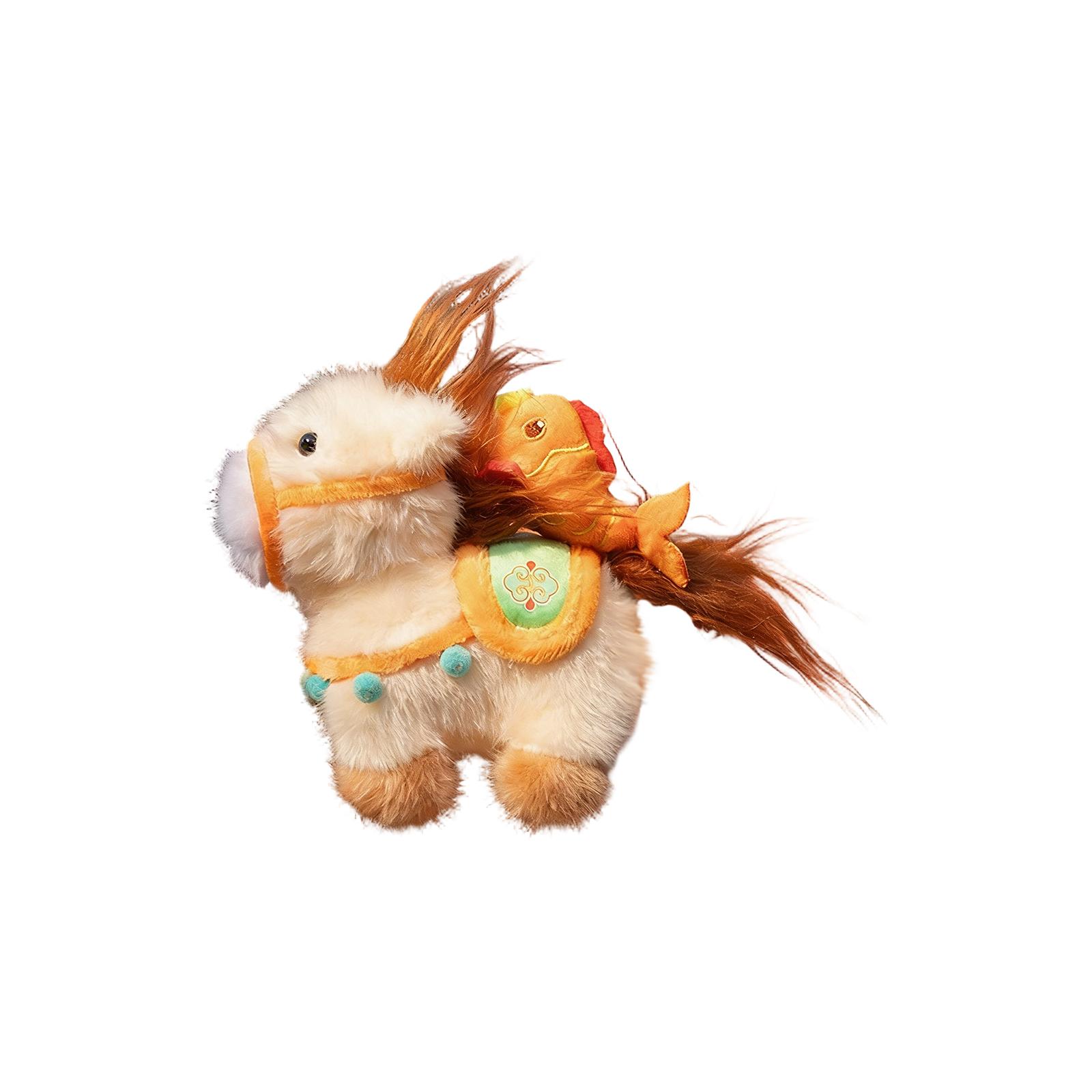 

Little Horse Doll Plush Toy; Year Of Mascot Pendant; Small Doll For Student Backpack; Keychain Ring Loop One Size бежевый