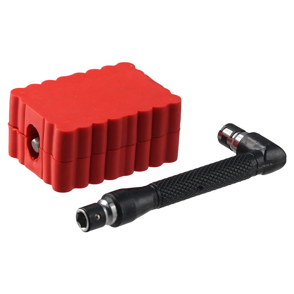 1/4in Security Screwdriver Bit Set Hollow L-type Double-ended Ratchet Wrench  Repair