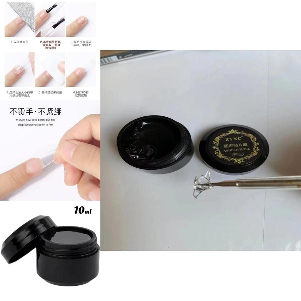 2023 Neue Nailart Fester Patch Kleber Lang anhaltend Nicht verlaufend Stark haftend Keine Nagelschäden