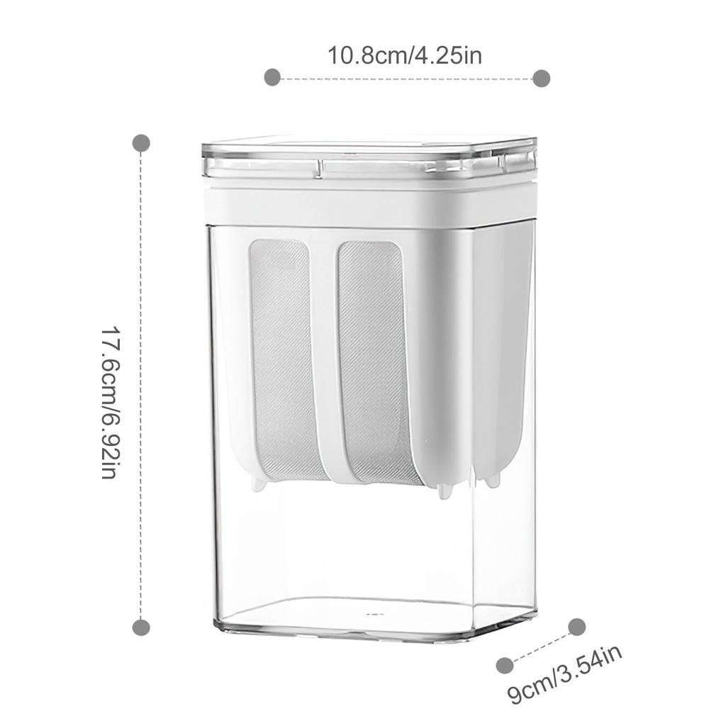 1100ML Joghurtfilter Speisesieb Griechische Joghurtmaschine Sieb Kaltextraktion Molke Trennwerkzeuge Käse Feuchtigkeitsabscheider