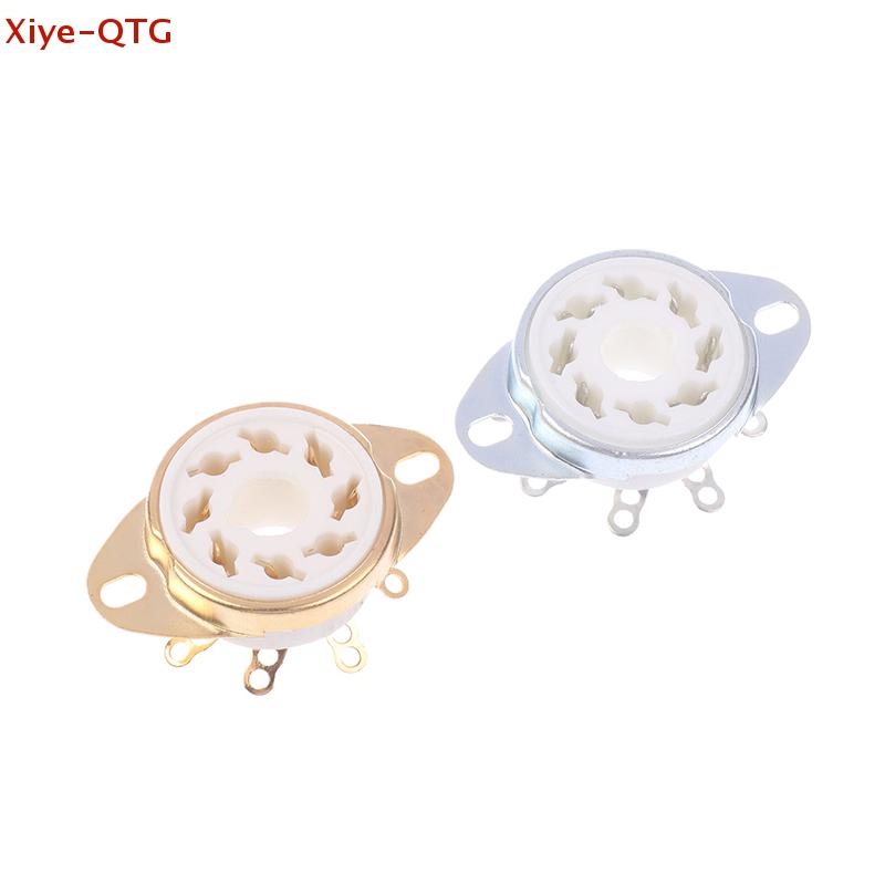 NEW 1Pc 8Pin GZC8-Y-6 Octal Tube Socket Ceramic Valve Base Jack For KT88/6550/EL34/6P6P/6V6/6N8P/6SN7 Audio Amplifier DIY