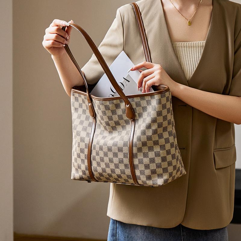 Mrs. Qiao Bag Women 2025 Large Capacity Tote Bag Women's Shoulder Bag Office Commute Bag Monogram Women's Bag