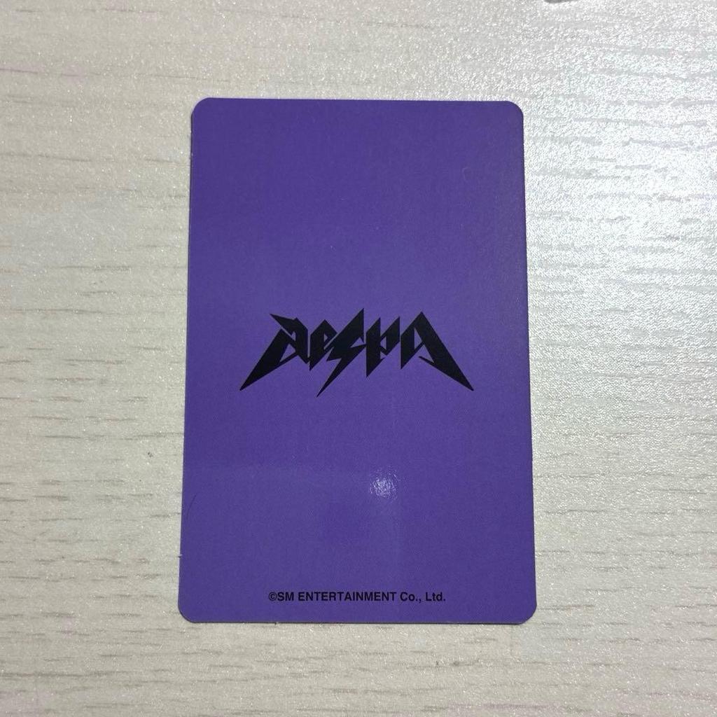 [USED] aespa Winter Rich Man Tower Records Trading Card Bonus Official