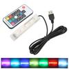 Aquarium Light USB Powered Remote Control Colorful Fish   LED Lamp for Landscape