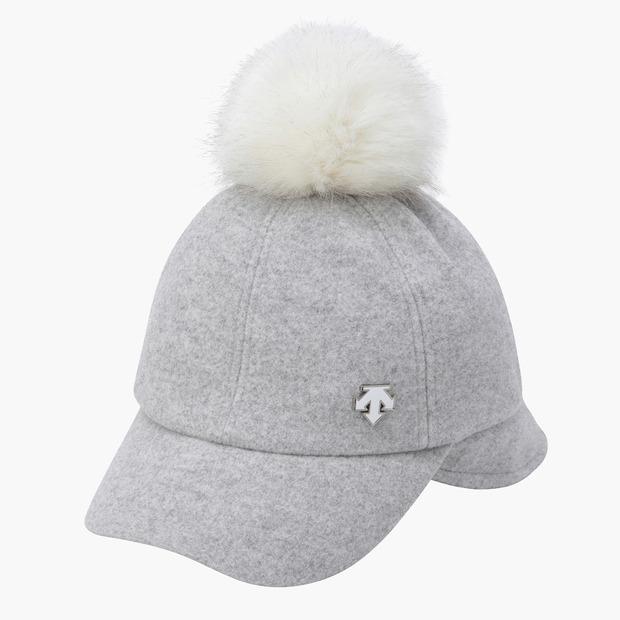 DESCENTE GOLF Women'S Pom-Pom Earflap Winter Cap (Dp42Wfcpo2)