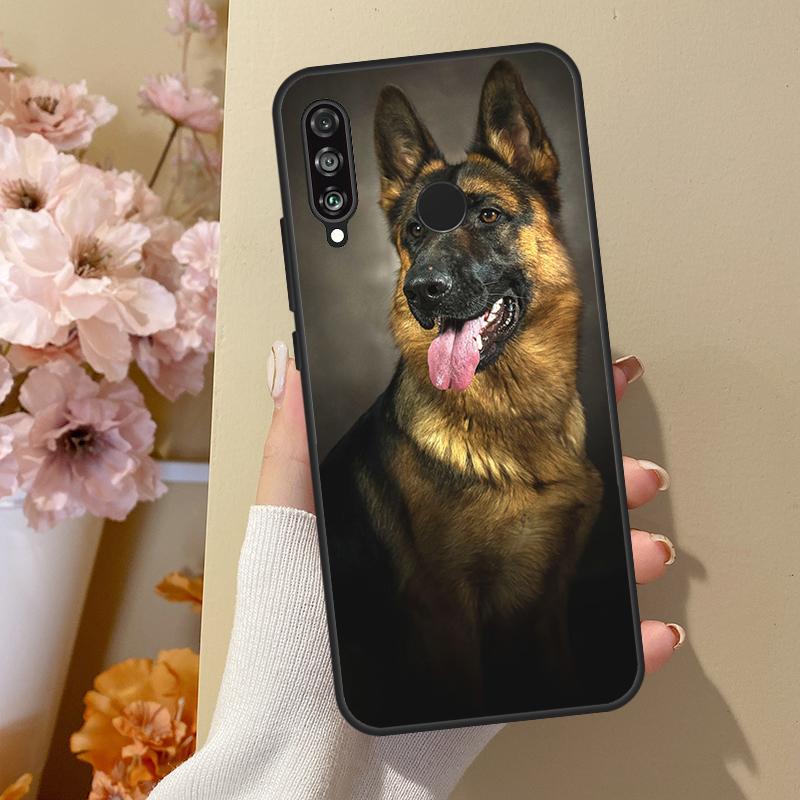 German Shepherd Dog For Huawei Nova 10 SE 9 3i 7i 8i 11i 12i Y73 Y90 Y70 Y72 Y61 Y91 P60 Pro P40 P30 Lite Case