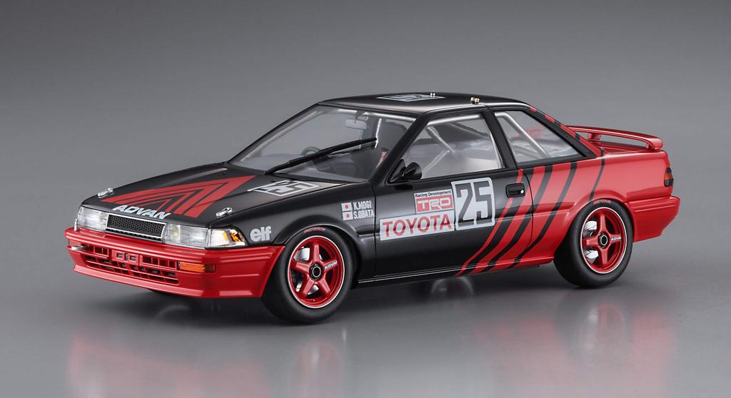 Hasegawa Historic Car Series Advan Corolla Levin AE92 1989 InterTEC Plastic Model Kit HC37 1/24