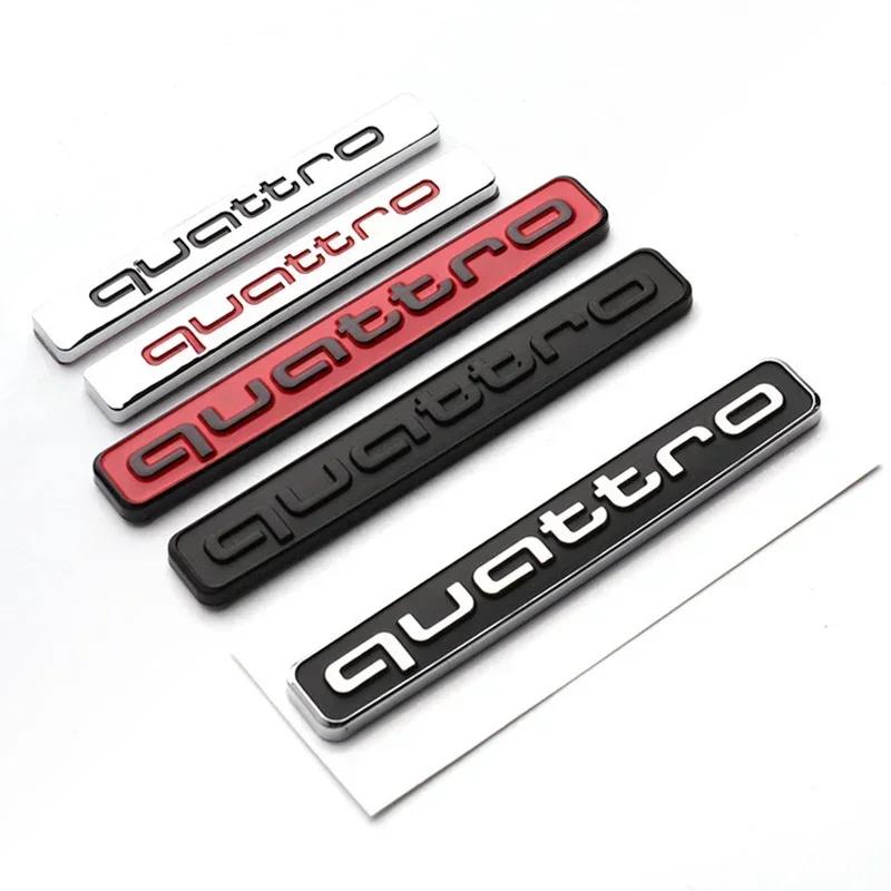 ABS Car Rear Tail Trunk Emblem Fender Side Sticker for f2 Quattro A5 B7 Q7 A3 A4 B8 A6 TT R8 A8 A7 Q5 Q3 C7 S3 A1 B5 Q2 Sport