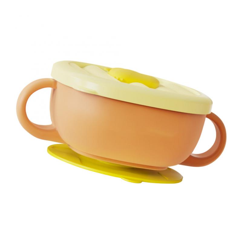Toddler Suction Cup Bowls with Lids Prevent