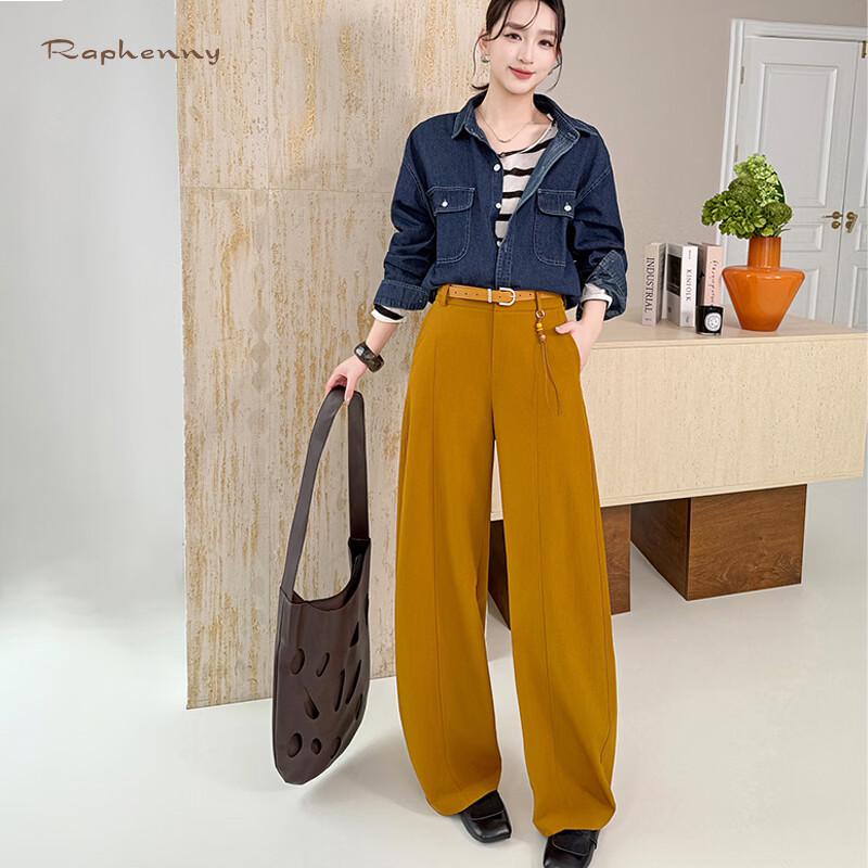 Raphenny Women s High-Waist Wide-Leg Pants PH740 2XL