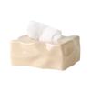 Waterproof Ceramic Cream Air Tissue Box Living Room Light Luxury Decoration Household Modern Simple Table Napkin Box Paper Extraction