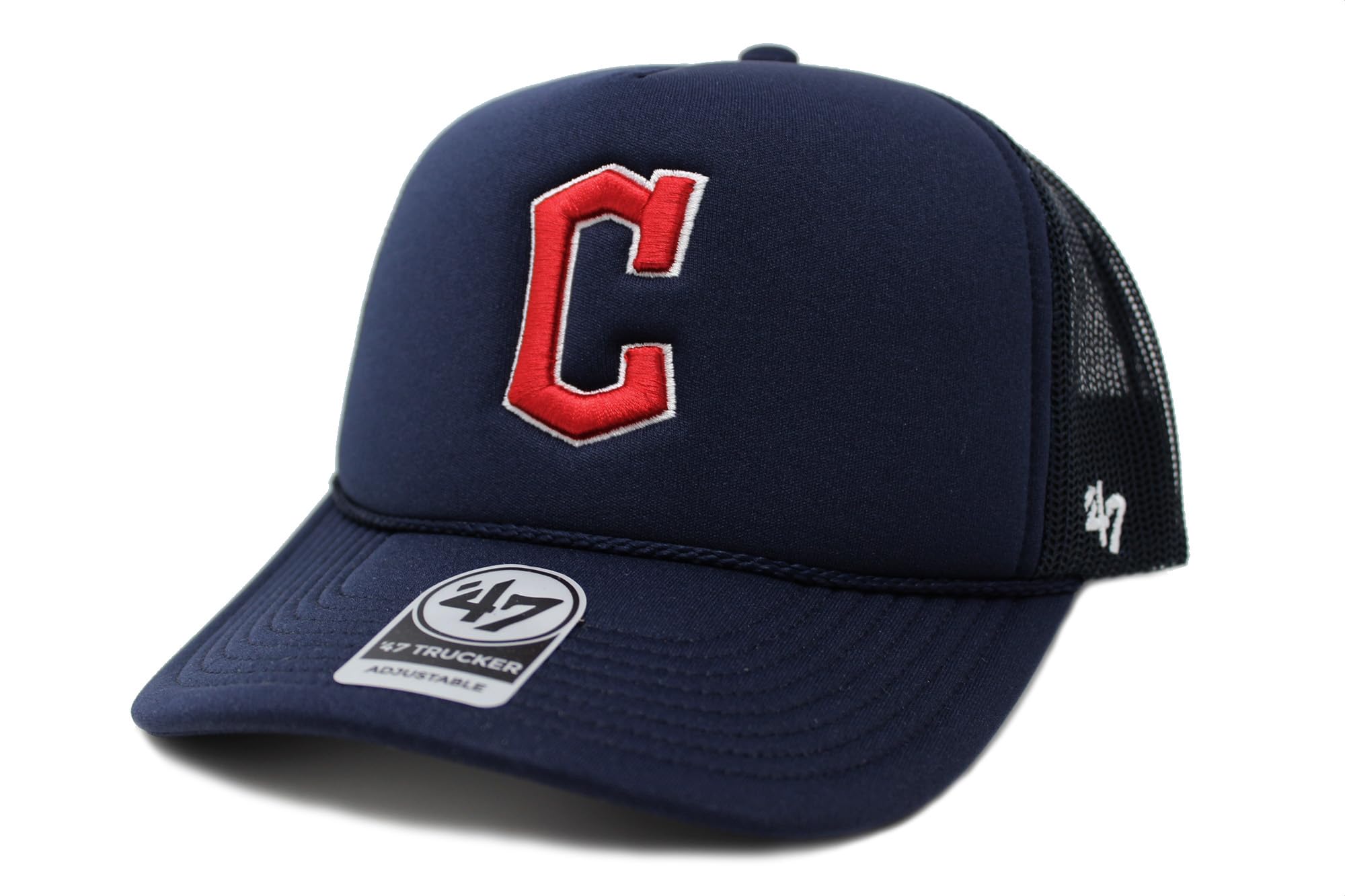 47 Brand Mesh Cap 47 FOAM FRONT TRUCKER MLB Cleveland Guardians