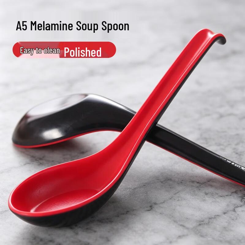 

Durable Melamine Soup Spoons (20-Pack)