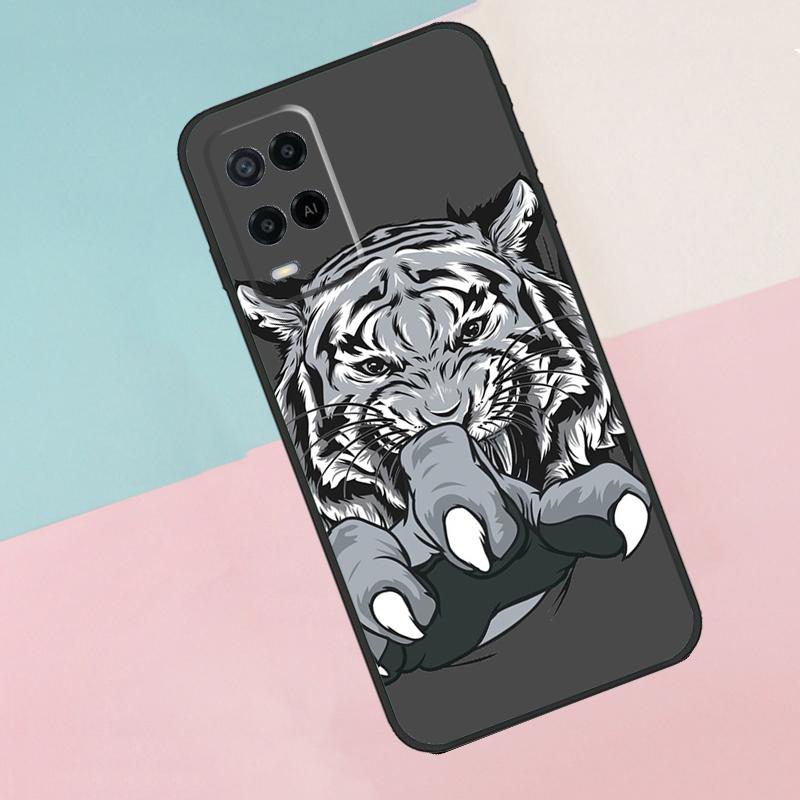 Lion Tiger Face For Oppo A16 A76 A96 A15 A80 A60 A40 A94 A54 A98 A78 A18 A38 A58 A17 A77 A74 A57S Phone Case