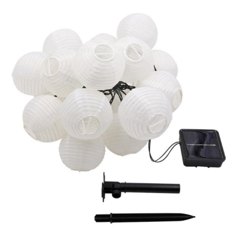 

Водонепроницаемый 10/20/30 шт. Фонарь-шар, гирлянда на солнечных батареях, шар-шар для рождественской вечеринки, гирлянда для сада и патио 10 lights white