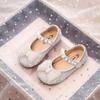 Girls Princess Shoes New Children's Single Shoes Leather Shoes Crystal Shoes Baby Dress Shoes Girls Soft Sole Spring and Autumn