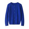 Women's 3D Crochet Thickened Wool Cardigan - Long Sleeve Knit Sweater for Autumn & Winter