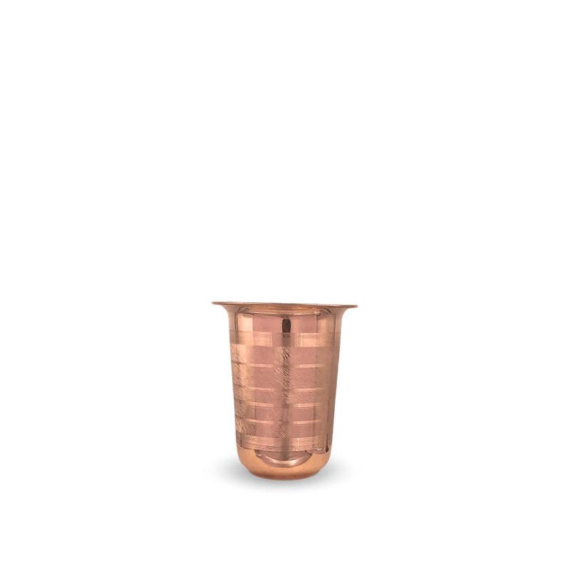 Copper Zen Tumbler - Crystal Cut Finish Size 3 (Pack Of 2) медный
