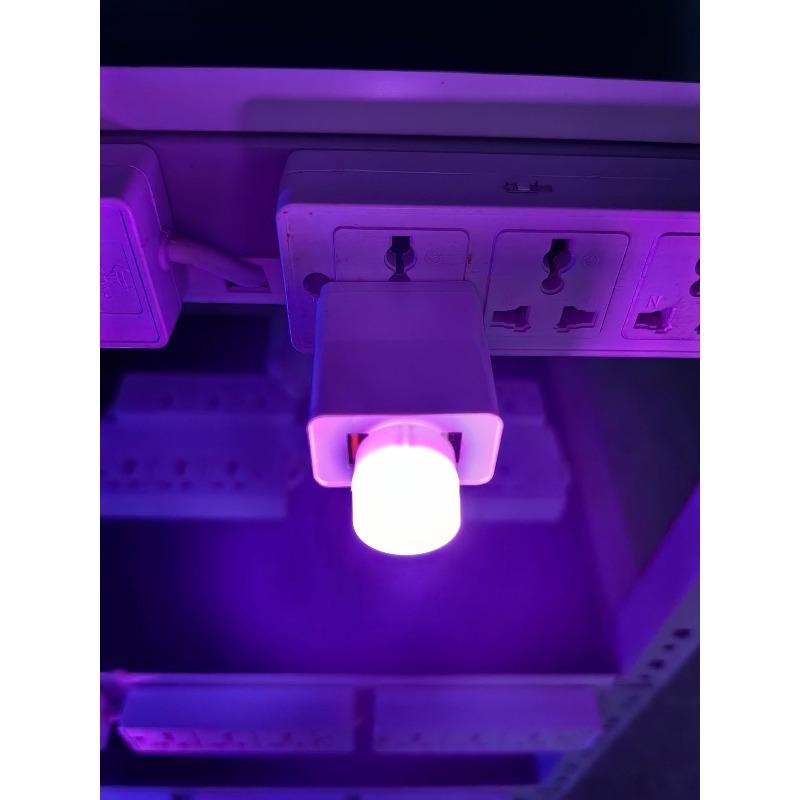 Mini lumină de noapte LED portabilă USB 3 buc. Lampă rotundă mică USB Lumini de noapte Ideal pentru dormitor