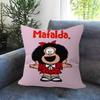 Pillow Cushion Cover Pillowcase Living Room Sofa Home Decor Customized Cartoon Cute Mafalda