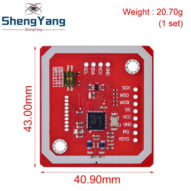 TZT 1Set PN532 NFC RFID Wireless Module V3 User Kits Reader Writer Mode IC S50 Card PCB Attenna I2C IIC SPI HSU For Arduino