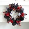 Promotion! 35Cm Halloween Wreath Door Decoration Festive Dead Branch Rattan Circle Atmosphere Decoration Props