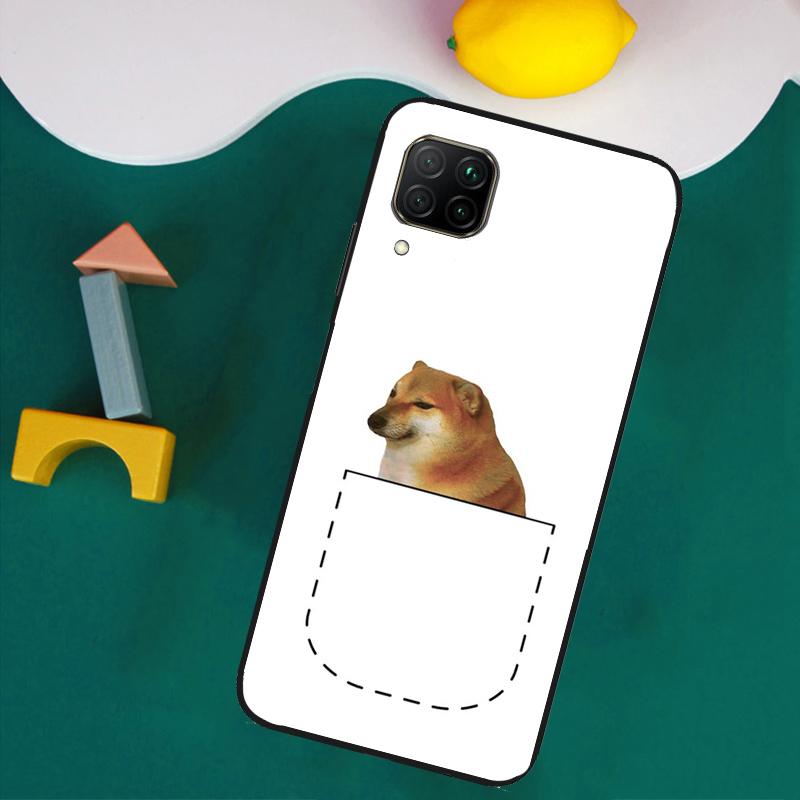 Cheems Doge For Huawei Nova Y61 Y91 Y73 Y72 Y70 Y60 Y90 12s 12i 11i 8i 9 10 SE P30 P40 Lite P60 Pro Case