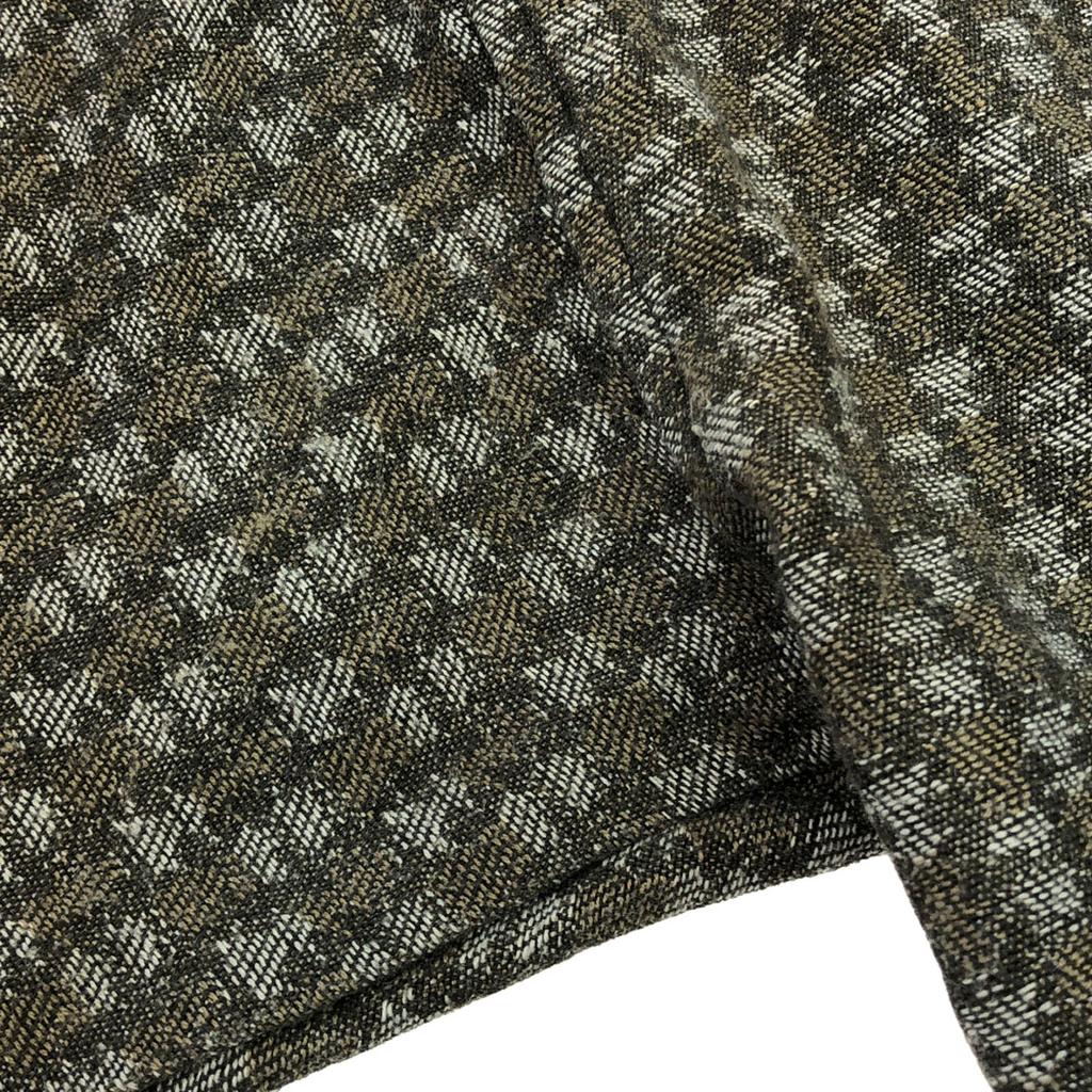 LONDON FOG 80s Vintage Overall Handle Long Sleeve Shirt M Gray X Brown Men's Used