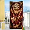 Bayern Munich Legend Customize Text Beach Towel Super Soft & Absorbent Suitable for Sports Travel Swimming Yoga Bathroom Beach And Pool