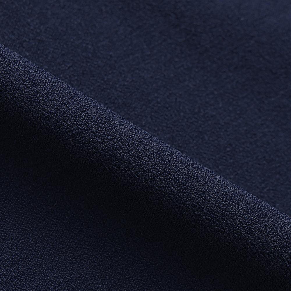 MALBON GOLF Slim Knit Crew Neck Short Sleeve Sweater Navy (Woman)