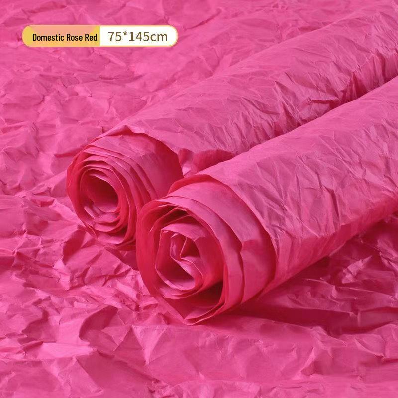 1.2m Wedding Hand-Rubbed Butterfly Pleated Crepe Paper Sheets for Floral Art