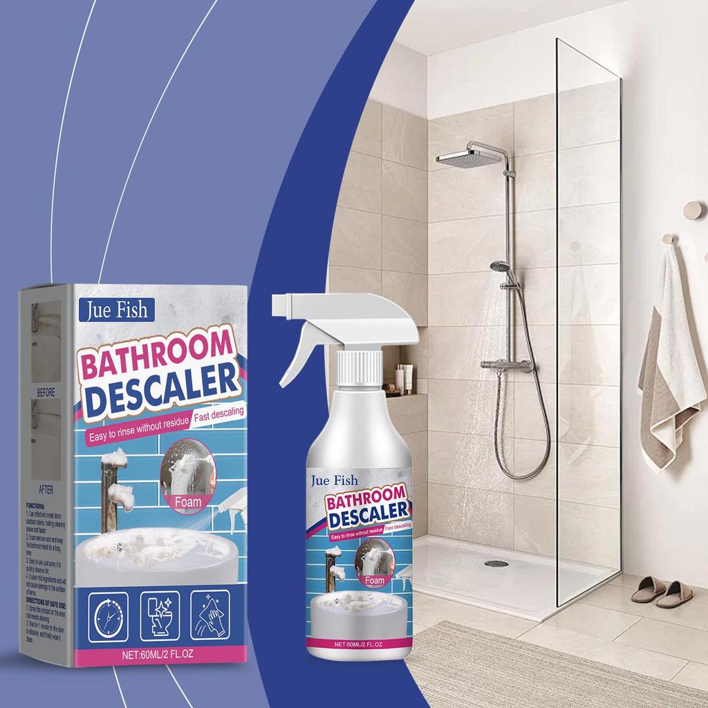 Bathroom Sink Stainless Steel Cleaner Shower Glass Limescale Stain Remover Cleaner Bathtubs