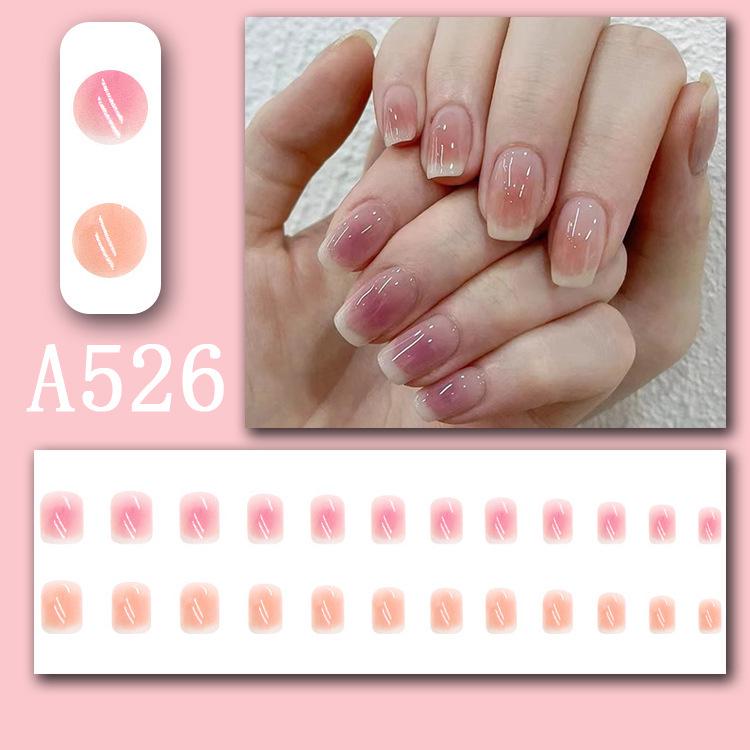 Summer Fresh French Line Cool Style Detachable Nail Art Tips