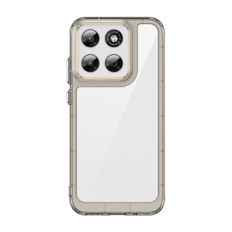 Do Motorola Moto G77 Przezroczyste Etui Moto G77 G67 Pokrowiec Coque Fundas Twardy Półprzezroczysty Miękka Krawędź Odporny na Wstrząsy Zderzak do Telefonu Moto G77