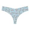 Sexy Leopard Seamless Underwear Women's Ice Silk Breathable Sports Pure Cotton Crotch Antibacterial Women's Thong Panties
