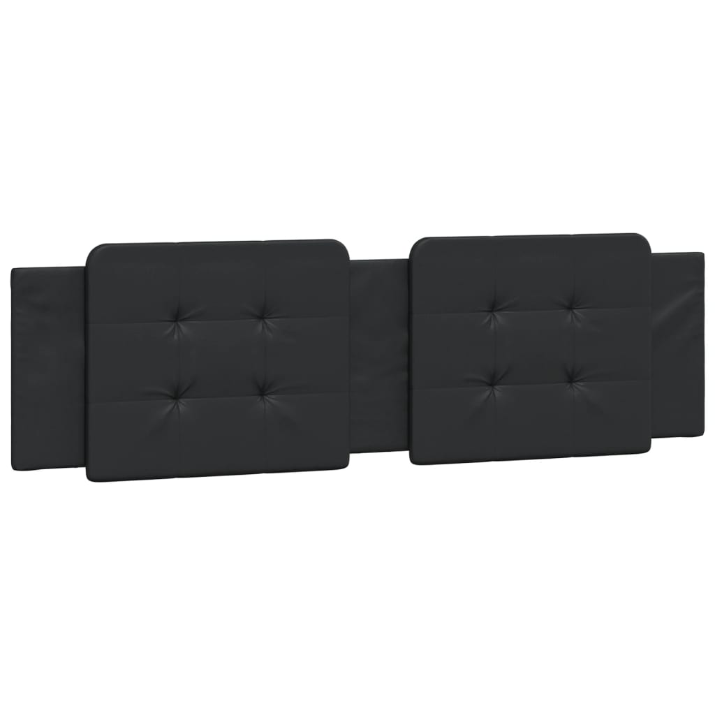 Vidaxl Headboard Cushion, Black, 180 Cm, Faux Leather