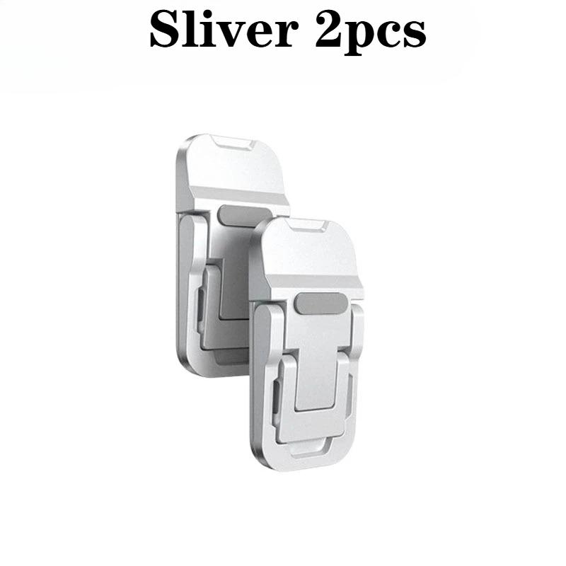 2PCS Mini Folding Laptop Stand with Adjustable Height Ultra-thin Portable Support for Macbook NotebookCooling Invisible Bracket