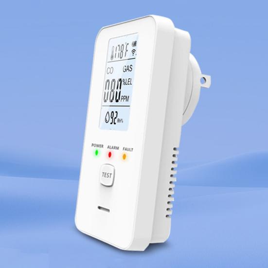 4-In-1 Multi-function Detector Natural Gas Carbon Monoxide Propane Detector Home Apartment RV