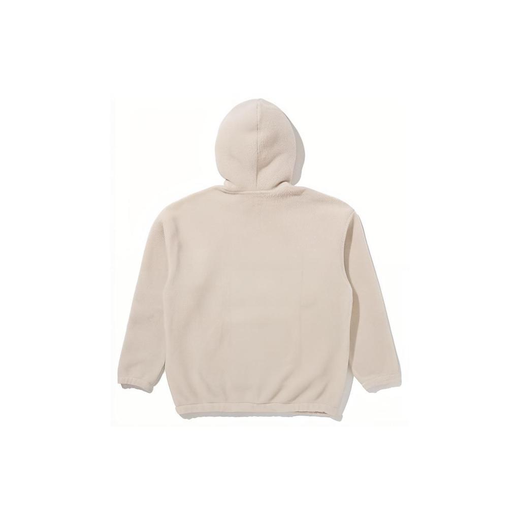 Levis Fw22 Solid Color Fleece Kangaroo Pocket Hoodie Men Hoodies Beige A1034-0000