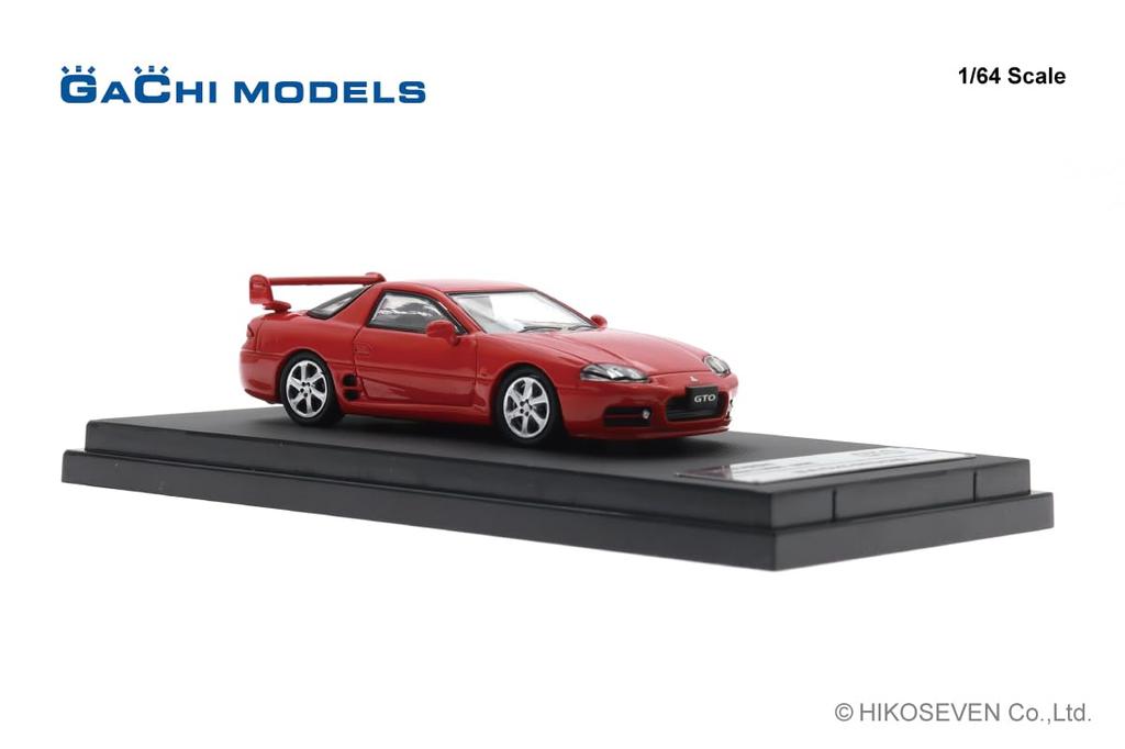 GACHI MODELS 1/64 Mitsubishi GTO (1998) Passion Red Finished Model GM64001RE