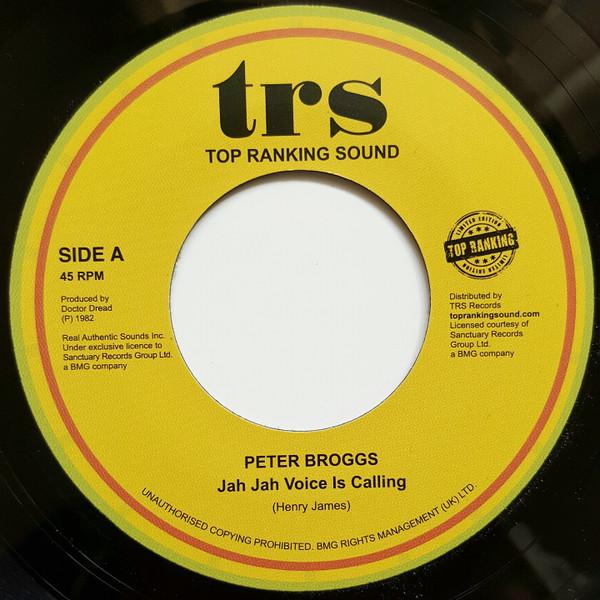 

7inch Record PETER BROGGS THE ROOTS RADICS Jah Jah Voice Is Calling Jah Jah TRSRR3 Top Ranking Sou 2016 Europe Reggae Ska Dub Used