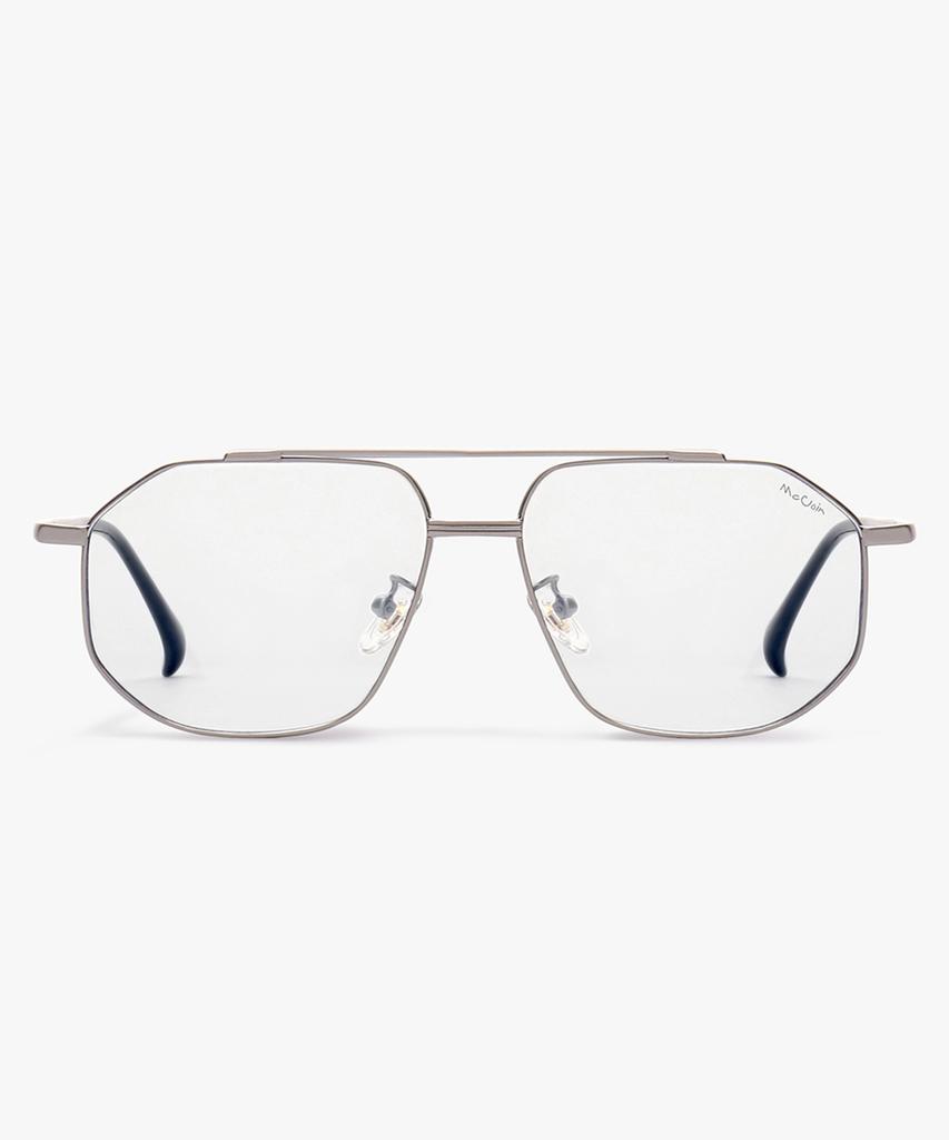 Maegkoin Than 04 Silver Dan Blue Light Blocking Glasses (Silver)
