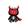 Skeleton Plush Doll with Horns, Tail And, Gothic Devil Plush Toy Halloween Decoration Collectible Gift