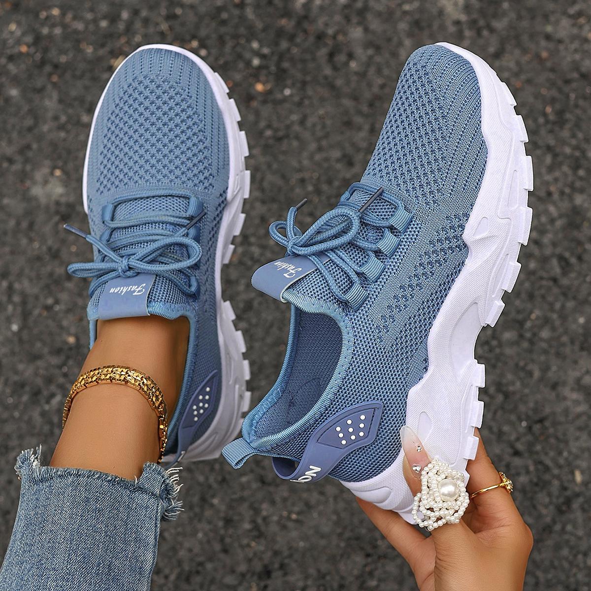 

New Ladies Walking Running Shoes Summer Women Breathable Lightweight Tennis Shoes Sneaker Breathable Fashion Women S Shoes 37