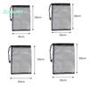 Large Capacity Drawstring Mesh Golf Ball Bag - Portable, Quick Drying, Foldable Nylon Net for Heavy-Duty, Multi-functional Storage