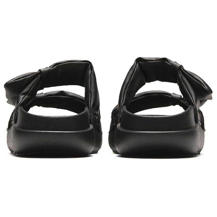 Anta Casual Comfortable Non-Slip Wear-Resistant Slide Sandals Women Footwear Black 922428539-2