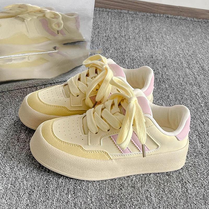 Sneakers platform casual board shoes women's spring and autumn new versatile women's shoes heightening women's shoes